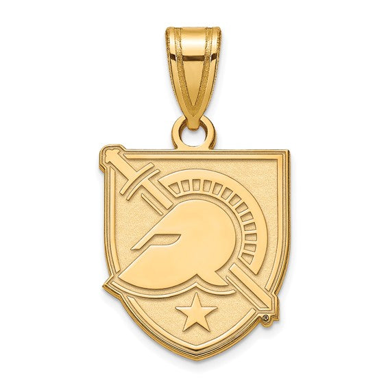 14ky U.S. Military Academy Medium Army Logo Pendant