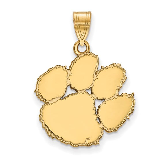 SS w/GP Clemson University Large Pendant