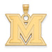 10ky Miami University Large Logo Pendant