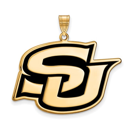 SS w/GP Southern University XL Enamel Pendant