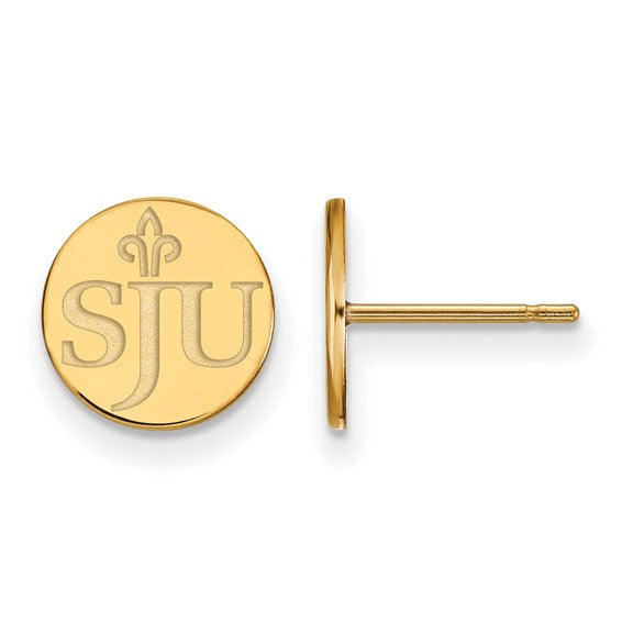 SS GP Saint Joseph's University XS S-J-U Post Earrings