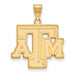 10ky Texas A and M University T-A-M Large Pendant