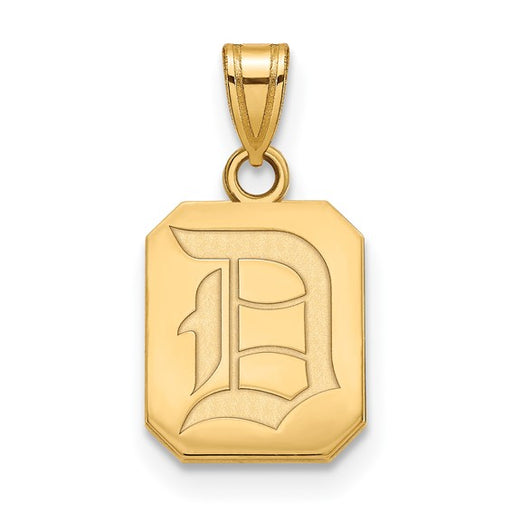 14ky Duquesne University Small Letter D Pendant