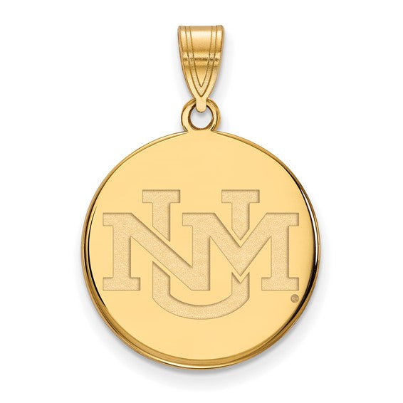 10ky University of New Mexico Large Pendant