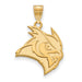 SS w/GP Rice University Large Owls Pendant