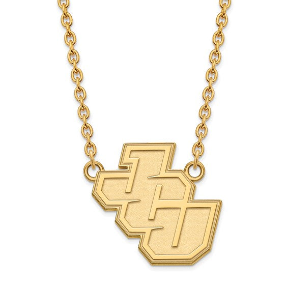 10ky John Carroll University Large JCU Pendant w/Necklace