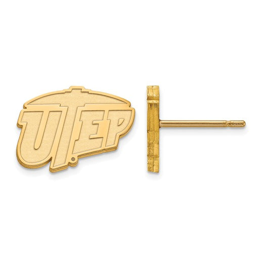 SS w/GP The University of Texas at El Paso XS UTEP Post Earrings