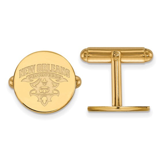 SS w/GP University of New Orleans Cuff Links