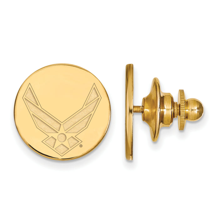 Sterling Silver Gold-plated LogoArt U.S. Air Force Lapel Pin