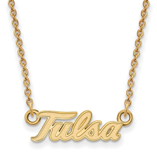 10ky The University of Tulsa Small Pendant w/Necklace