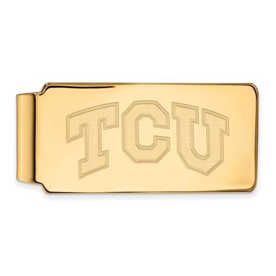 10ky Texas Christian University Money Clip