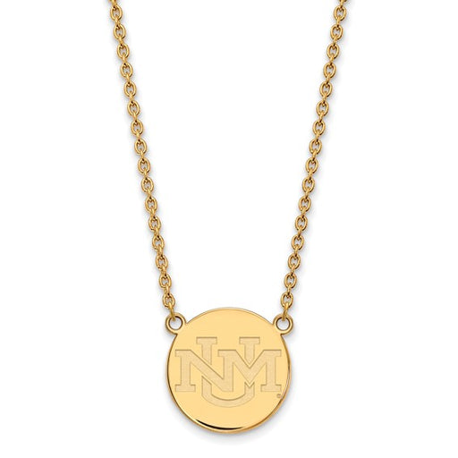 10ky University of New Mexico Large Pendant w/Necklace