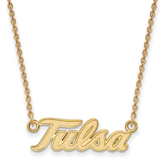 14ky The University of Tulsa Large Pendant w/Necklace