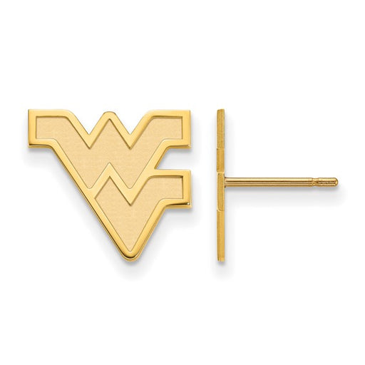 14ky West Virginia University Small Post Earrings