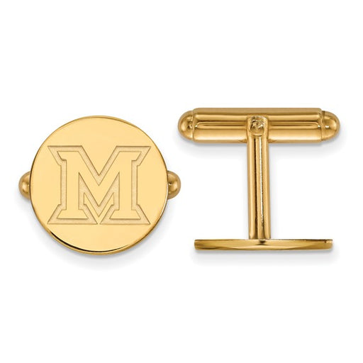 SS w/GP Miami University Logo Cuff Links