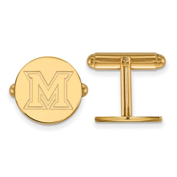 14ky Miami University Logo Cuff Links