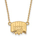 14ky Ohio University Small Logo Pendant w/Necklace