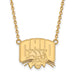 SS w/GP Ohio University Large Logo Pendant w/Necklace