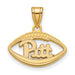 SS w/GP University of Pittsburgh Pendant in Football