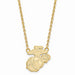 Gold Plated SS U.S. Marine Corps Split Chain Pendant