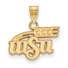 10ky Wichita State University W-S-U Small Pendant