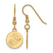 Gold Plated SS U.S. Marine Corps Disc Dangle Earrings