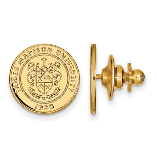 SS w/GP James Madison University Crest Lapel Pin