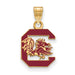 SS w/GP University of South Carolina Medium Enamel Pendant