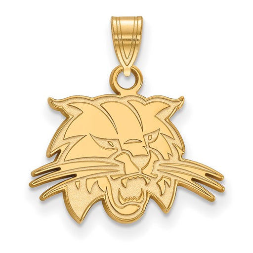 14ky Ohio University Small Bobcat Pendant