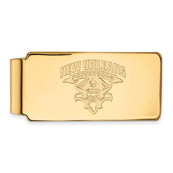 10ky University of New Orleans Money Clip