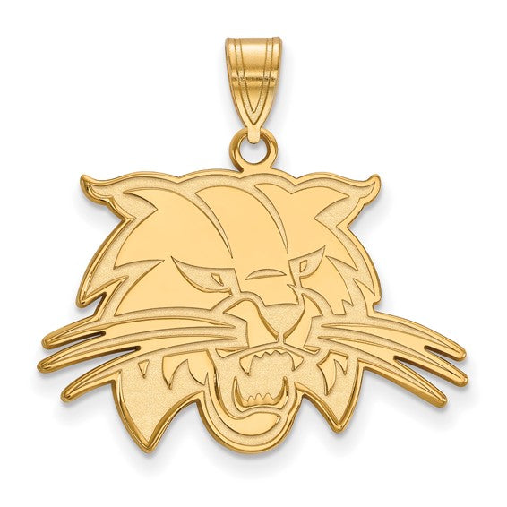 14ky Ohio University Large Bobcat Pendant