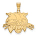 14ky Ohio University Large Bobcat Pendant