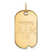 10ky Texas A and M University Small Dog Tag Pendant