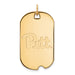 10ky University of Pittsburgh Large Pitt Dog Tag