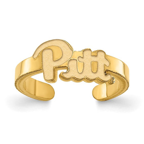 SS w/GP University of Pittsburgh Toe Ring