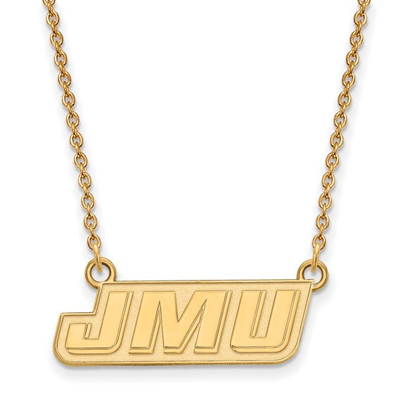 SS w/GP James Madison University Small JMU Pendant w/ Necklace