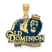 SS w/GP Old Dominion University Logo Large Enamel Pendant