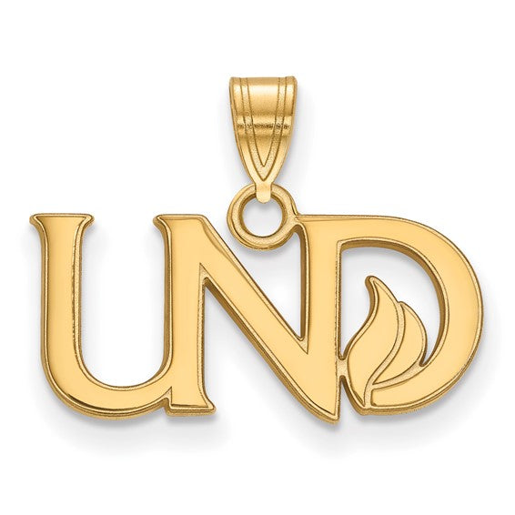 14ky University of North Dakota Small UND Logo Pendant