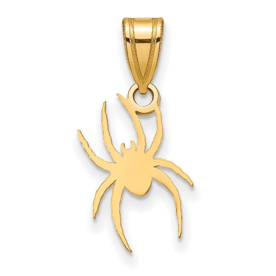 10ky Gold University of Richmond Medium Spider Pendant