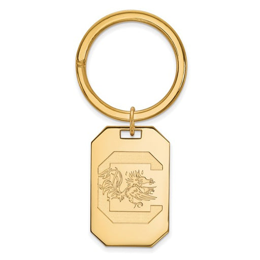 SS w/GP University of South Carolina Key Chain