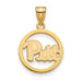 SS w/GP University of Pittsburgh Med Pendant in Circle