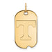 SS w/GP University of Tennessee Small Volunteers Dog Tag