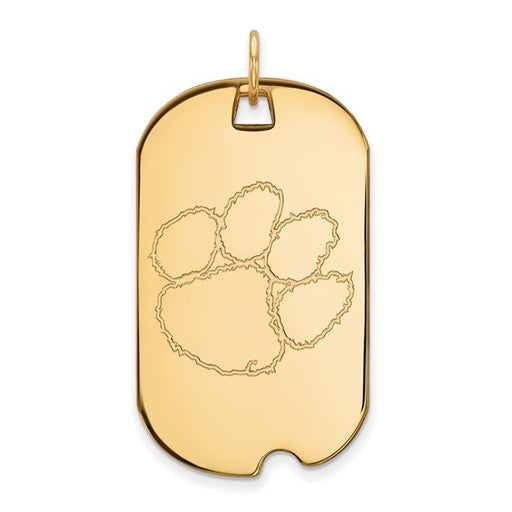 14ky Clemson University Large Dog Tag