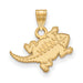 14ky Texas Christian University Small University Frog Pendant