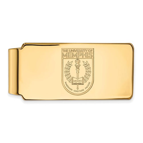 SS w/GP University of Memphis Crest Money Clip