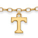 SS w/GP University of Tennessee Volunteers Anklet