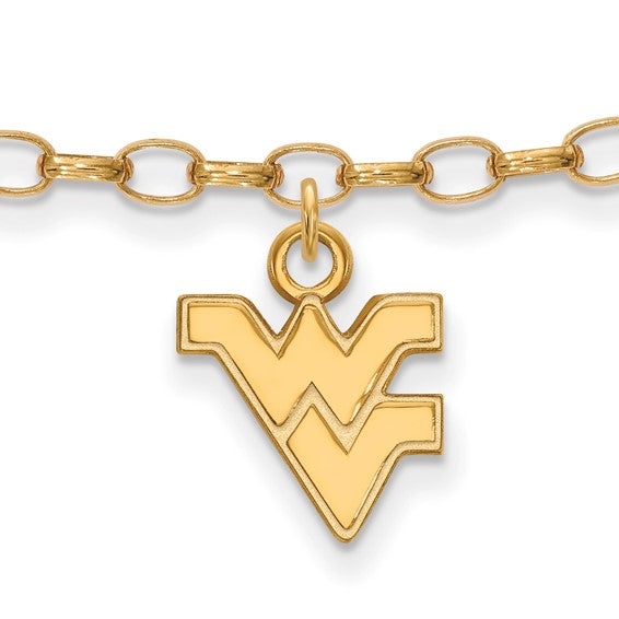 SS w/GP West Virginia University Anklet