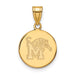 10ky University of Memphis M Medium Disc Pendant