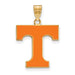 SS w/GP University of Tennessee Large Enamel Volunteers Pendant