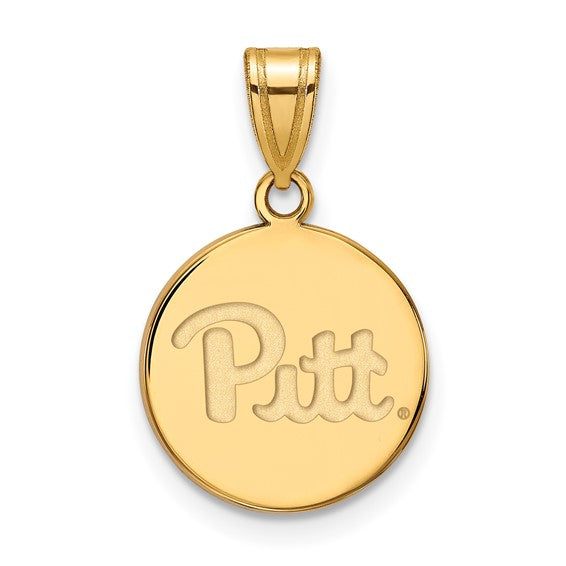 10ky University of Pittsburgh Medium Disc Pendant